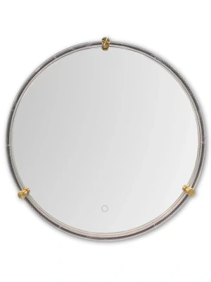 Spogulis ar LED apgaismojumu Ø 60 cm, 24W, 3CCT